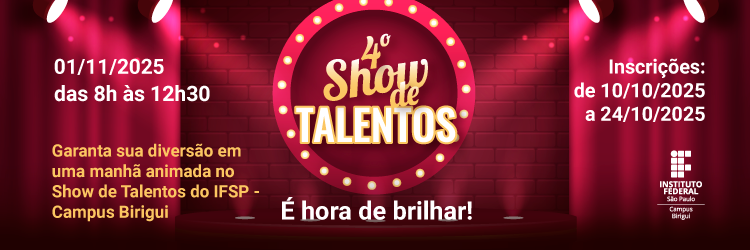 4° SHOW DE TALENTOS